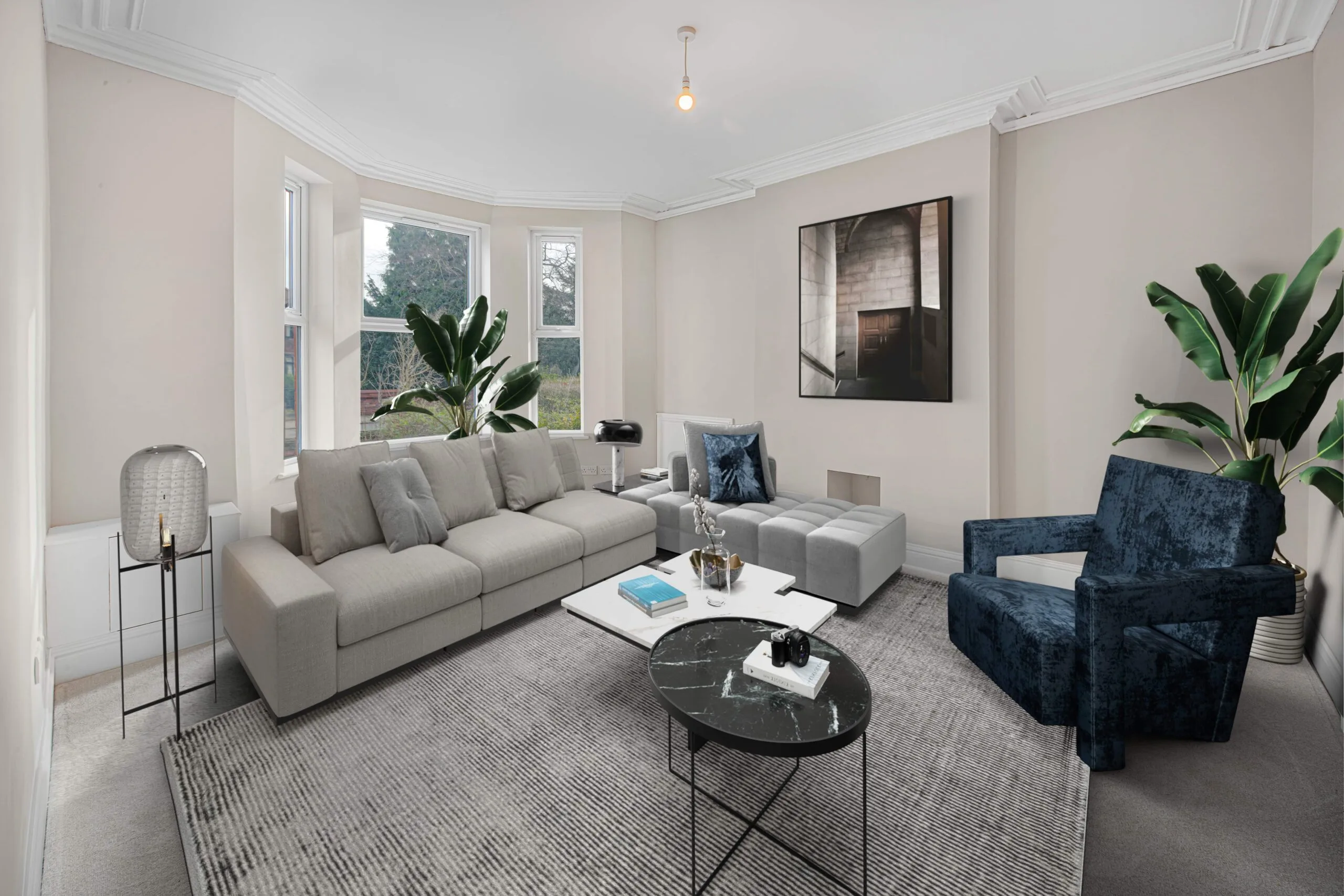 Property Photography Bramhall, Stockport. CGI Render of Bedroom.