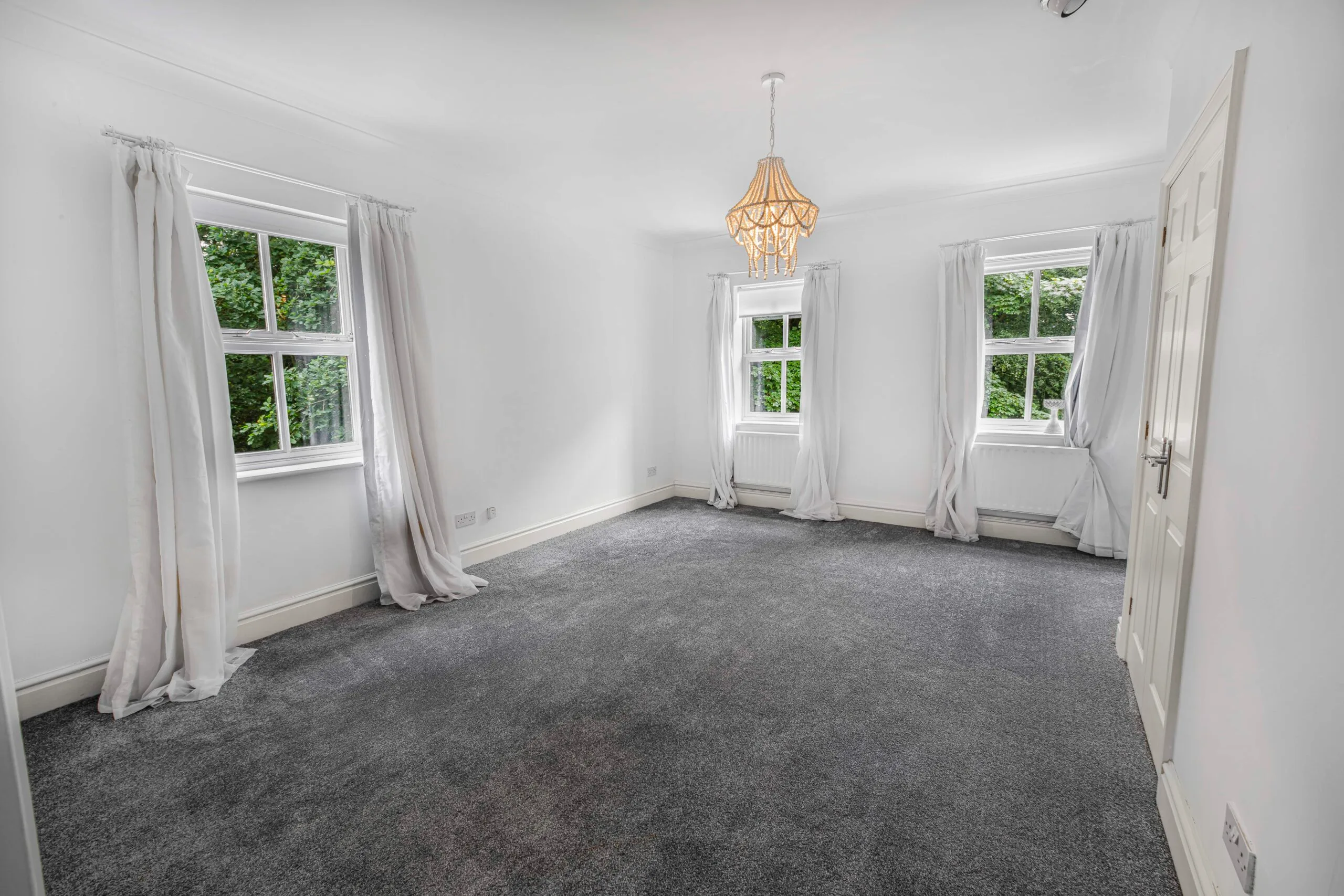 Property Photography Hale, Manchester. Pre CGI Render of Bedroom.