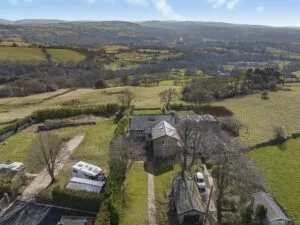 Property Photography Hyde, Stockport- Drone Photo of House Overlooking Countryside